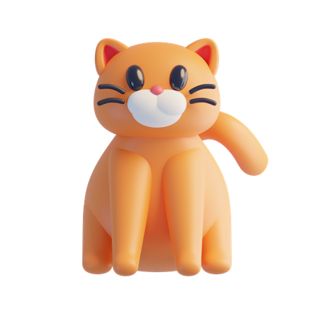 猫  3D Icon