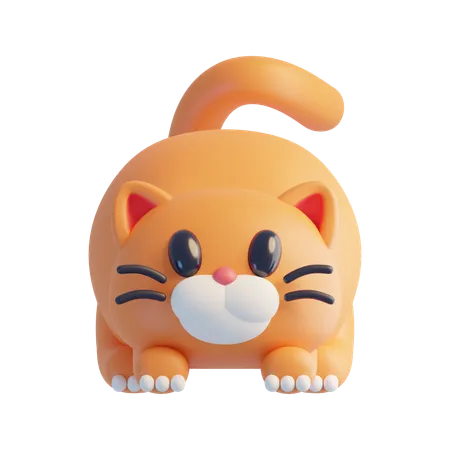 猫  3D Icon