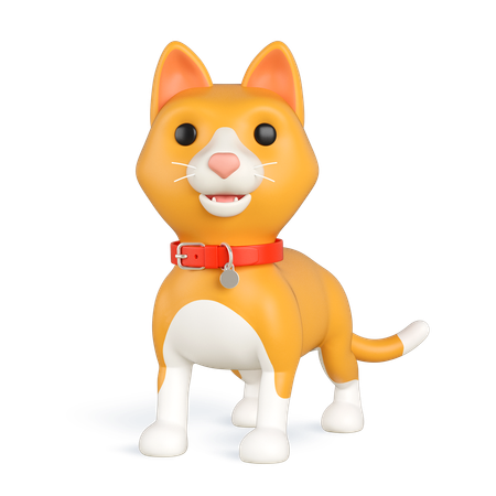 Cat 3D Icon