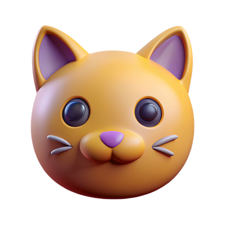 Cat  3D Icon