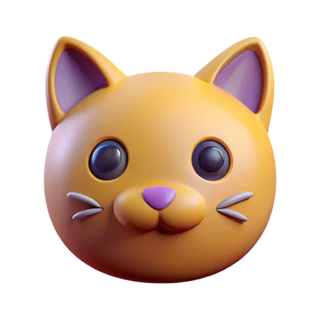 Cat  3D Icon