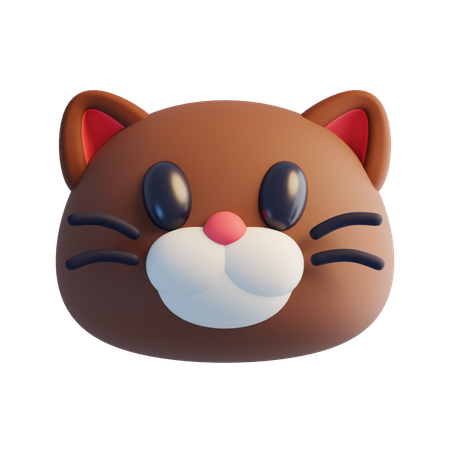 Cat  3D Icon