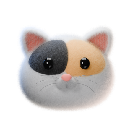 Cat  3D Icon