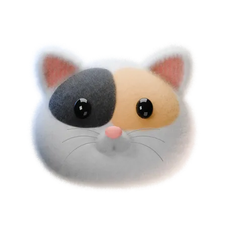 Cat  3D Icon