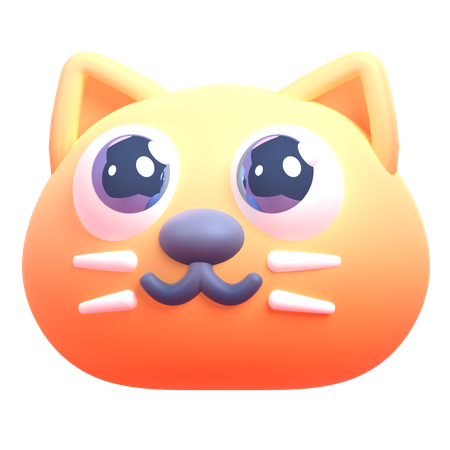 Cat  3D Icon