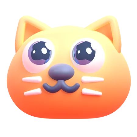 Cat  3D Icon