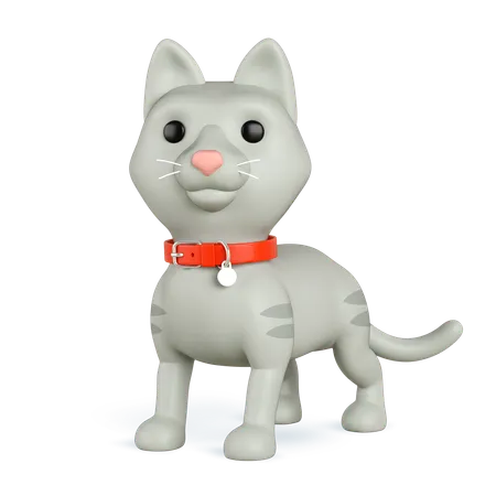 Cat  3D Icon