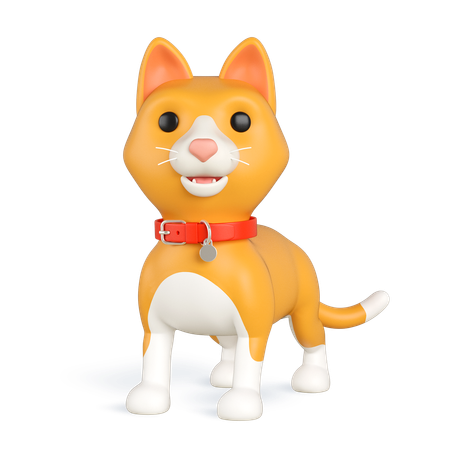 Cat  3D Icon