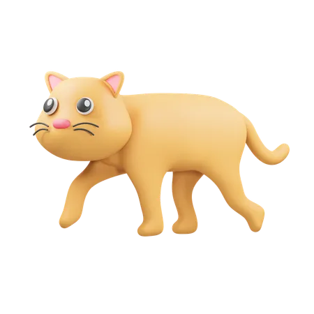 Cat  3D Icon