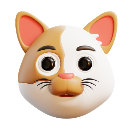 Cat  3D Icon