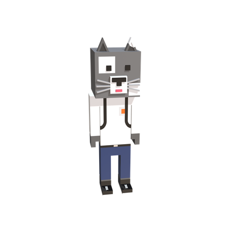 Cat  3D Icon