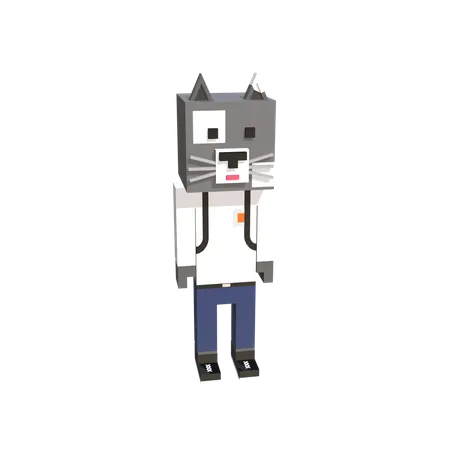 Cat  3D Icon