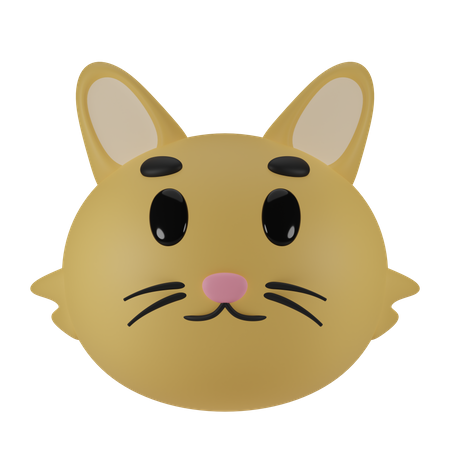 Cat  3D Icon