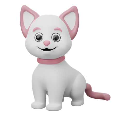 Cat  3D Icon