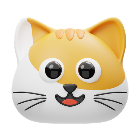 Cat  3D Icon