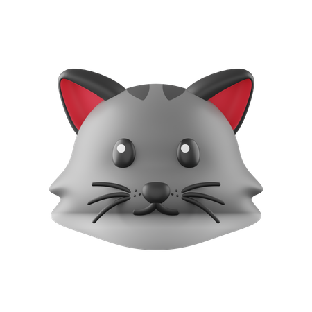 Cat  3D Icon