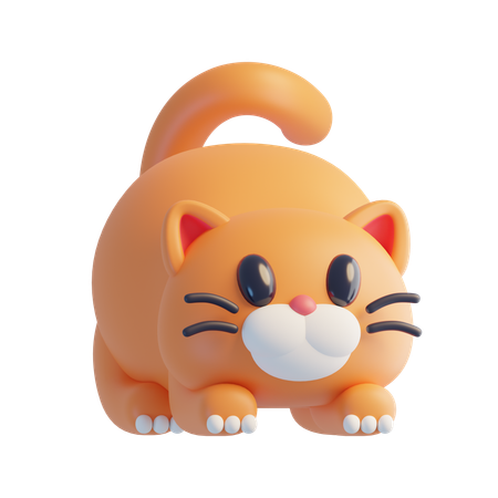 Cat  3D Icon