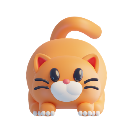 Cat  3D Icon
