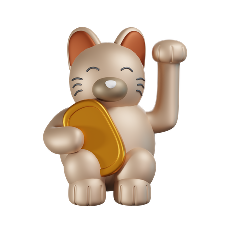 Cat  3D Icon
