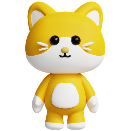 Cat  3D Icon