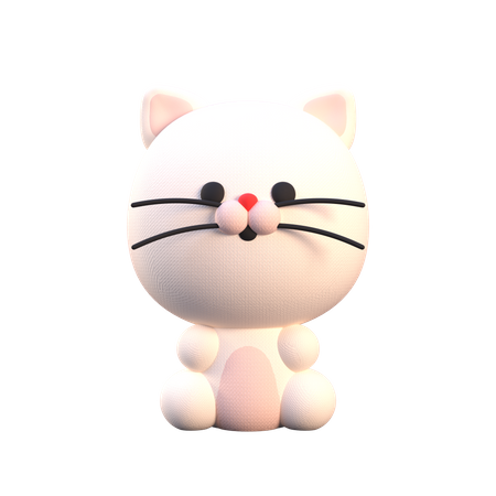 Cat  3D Illustration