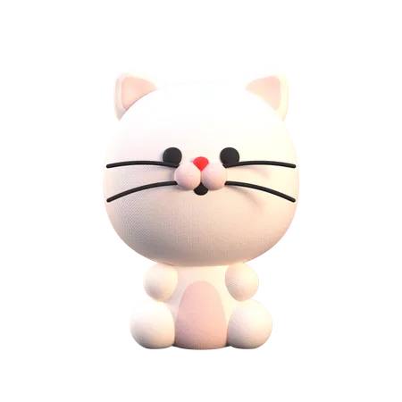 Cat  3D Illustration