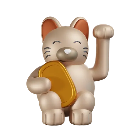 Cat  3D Illustration