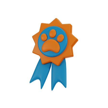 Cat Badge  3D Icon