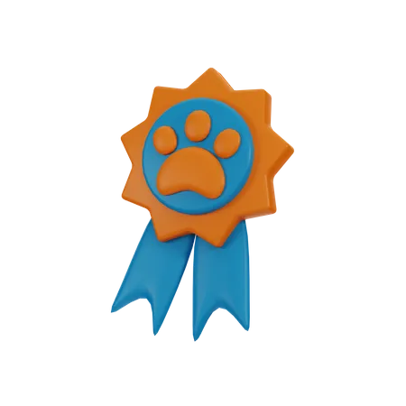 Cat Badge  3D Icon