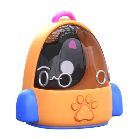 Cat Bag 3 D Pet Shop Icon 3D Icon