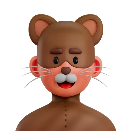 Cat Boy  3D Icon