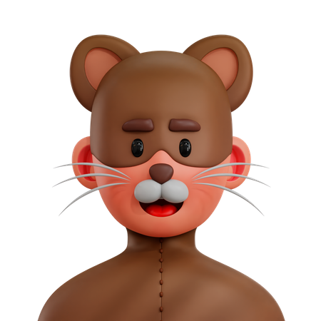 Cat Boy  3D Icon