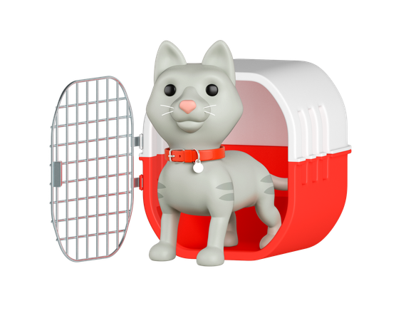 Cat cage  3D Icon