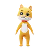 Cat Character Standing