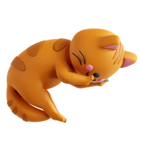 Cat Chin rest  3D Icon