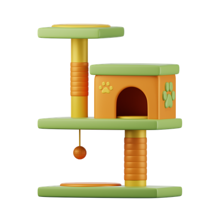 Cat condo 3D Icon