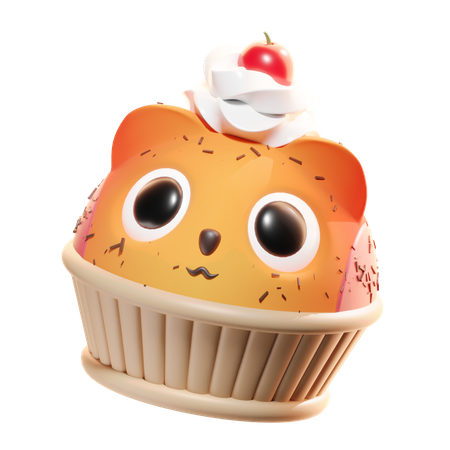 Cat Cupcakes  3D Icon