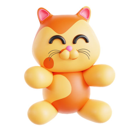 Cat Doll  3D Icon