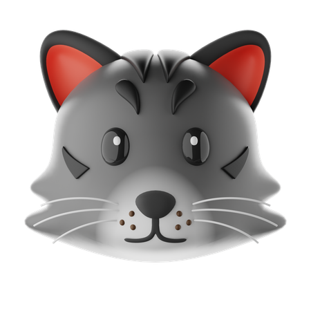 고양이 이모티콘  3D Icon