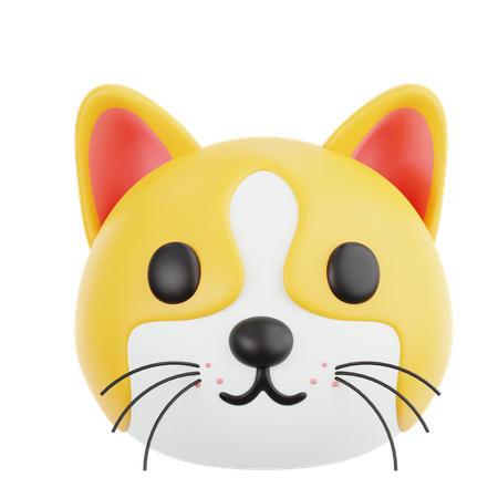 Cat Emoji  3D Icon