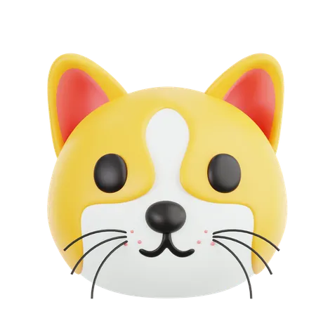 Cat Emoji  3D Icon
