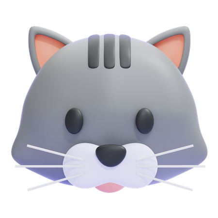 Cat Emoji  3D Icon