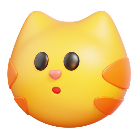 Cat Emoji  3D Icon