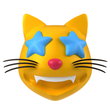 Cat Emoji  3D Icon