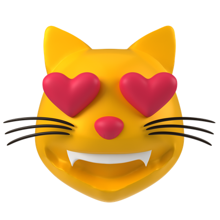 Cat Face  3D Icon