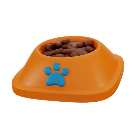 Cat Food Bowl  3D Icon