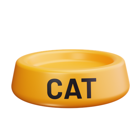 Cat Food Bowl  3D Icon