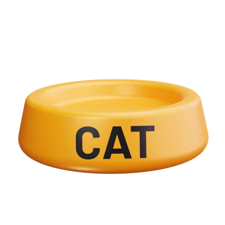 Cat Food Bowl  3D Icon