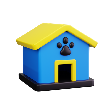 Cat house  3D Icon