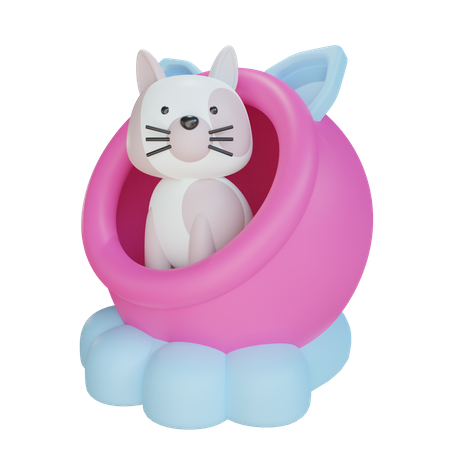 Cat House  3D Icon